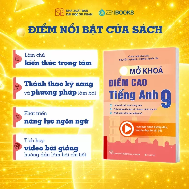 MỞ KHÓA ĐIỂM CAO TIẾNG ANH LỚP 9
